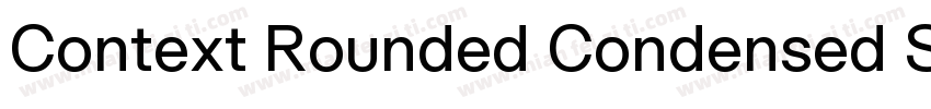 Context Rounded Condensed SSi Normal字体转换